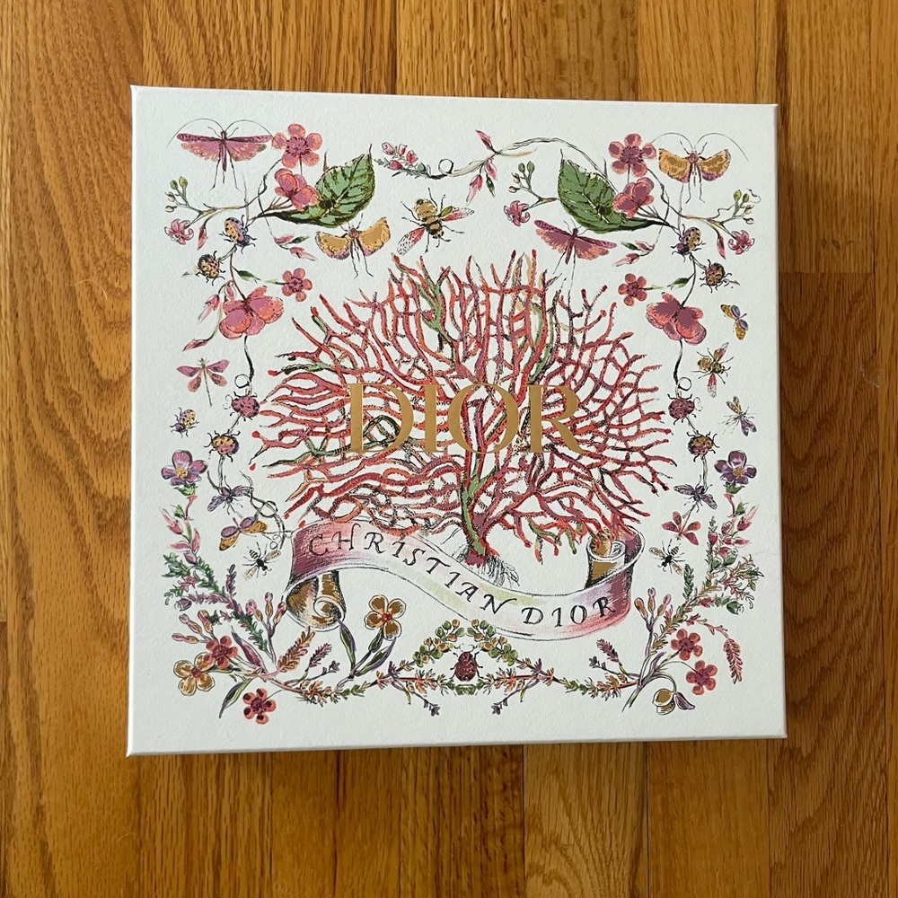 Christian Dior Floral Scarf Box